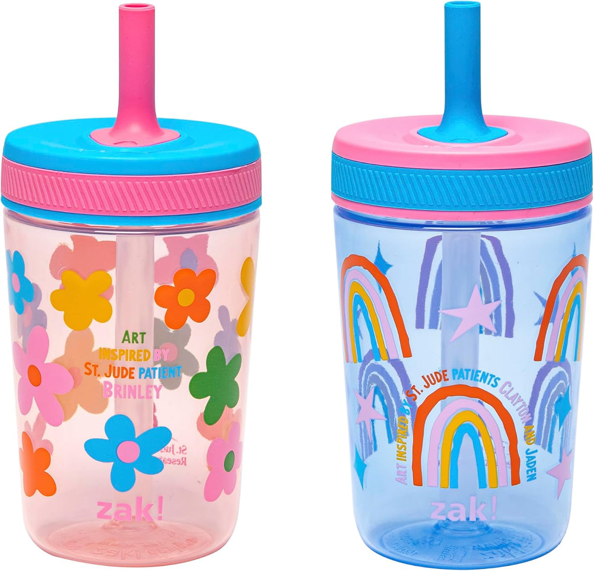 Zak Designs Vasos Kelso a prueba de fugas de 15 onzas que beneficia...