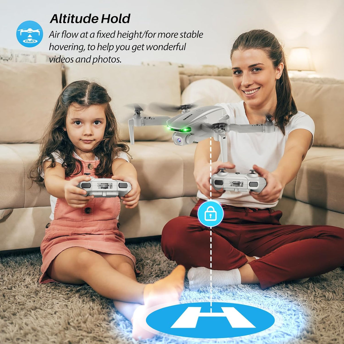 SIMREX Dron con cámara para niños principiantes y adultos \u2013 Cu...
