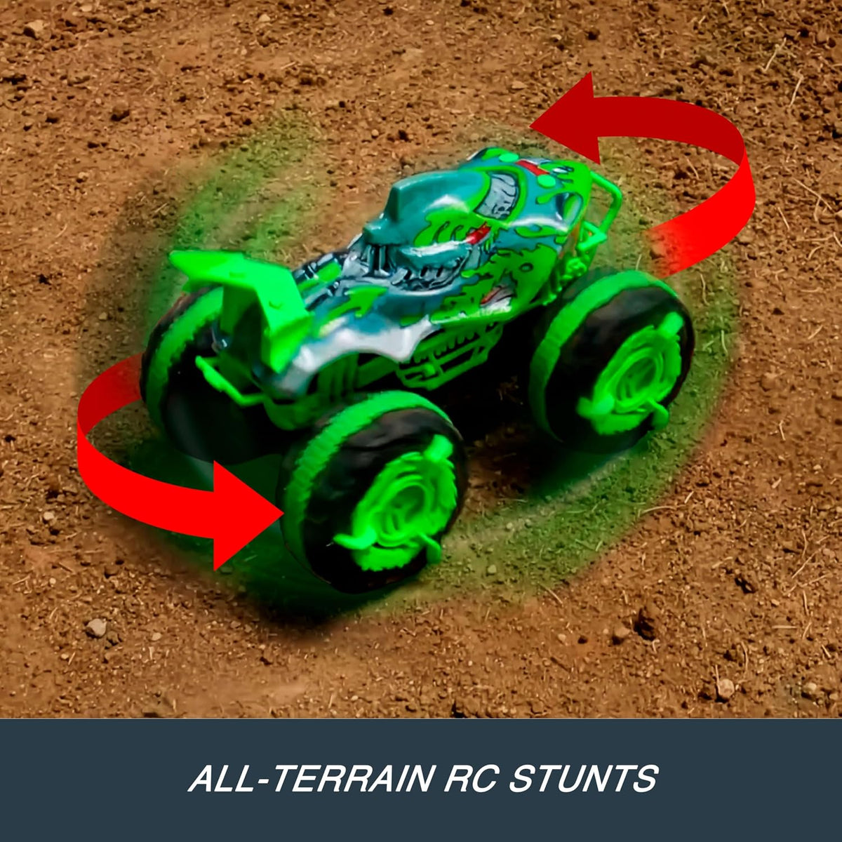 Hot Wheels Monster Trucks Todo Terreno Gran Mordida RC | Juguete de...
