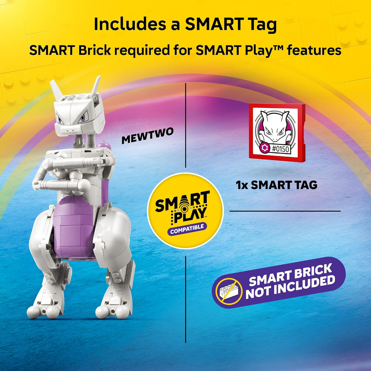 LEGO Pokémon SMART Play: Descanso de laboratorio de Mewtwo 72163 |...