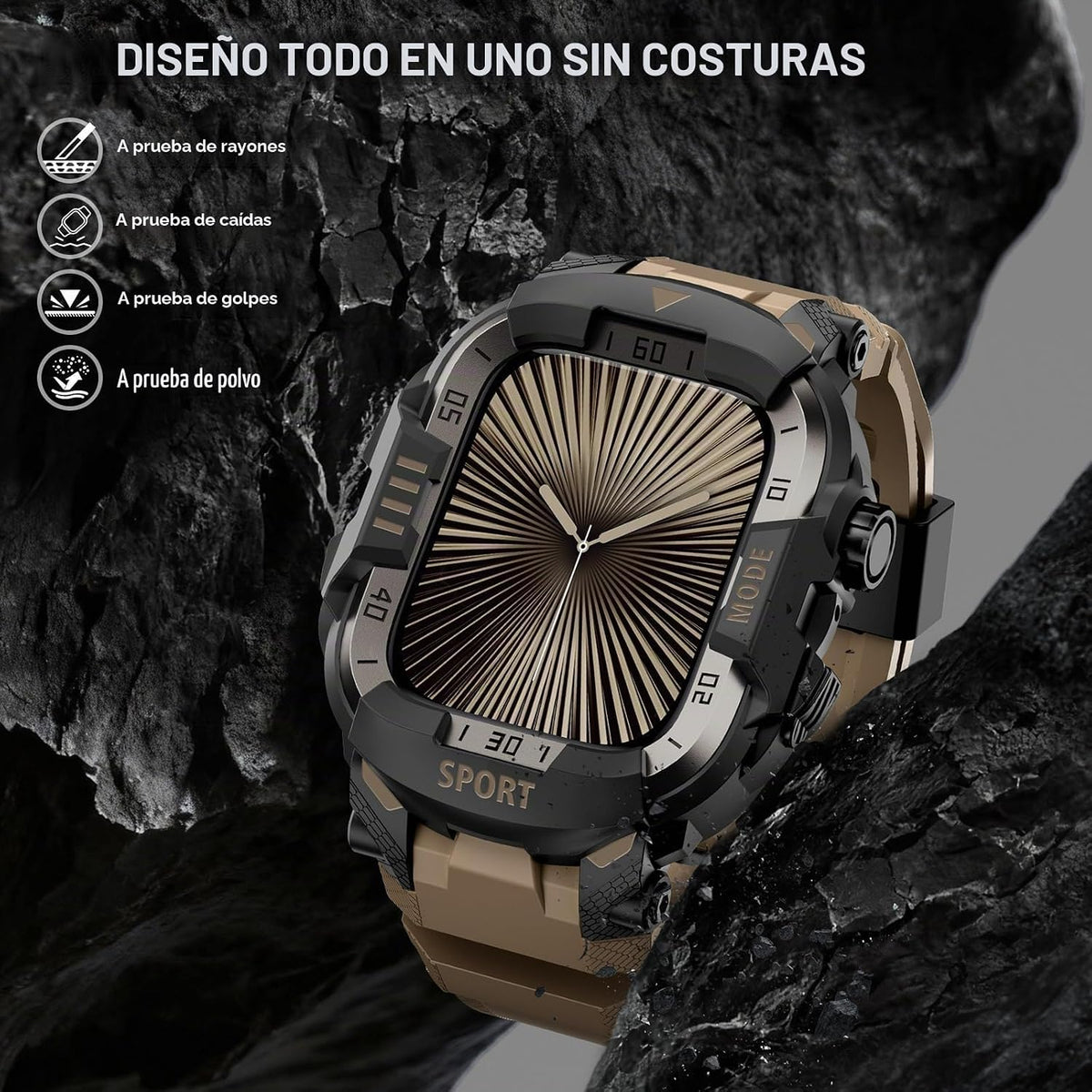 DABAOZA Funda resistente con correa táctica para hombre, compatible...