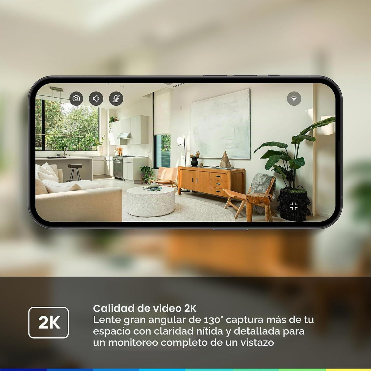 myQ - Cámara de seguridad enchufable para interiores Gen 2 \u2013 C...