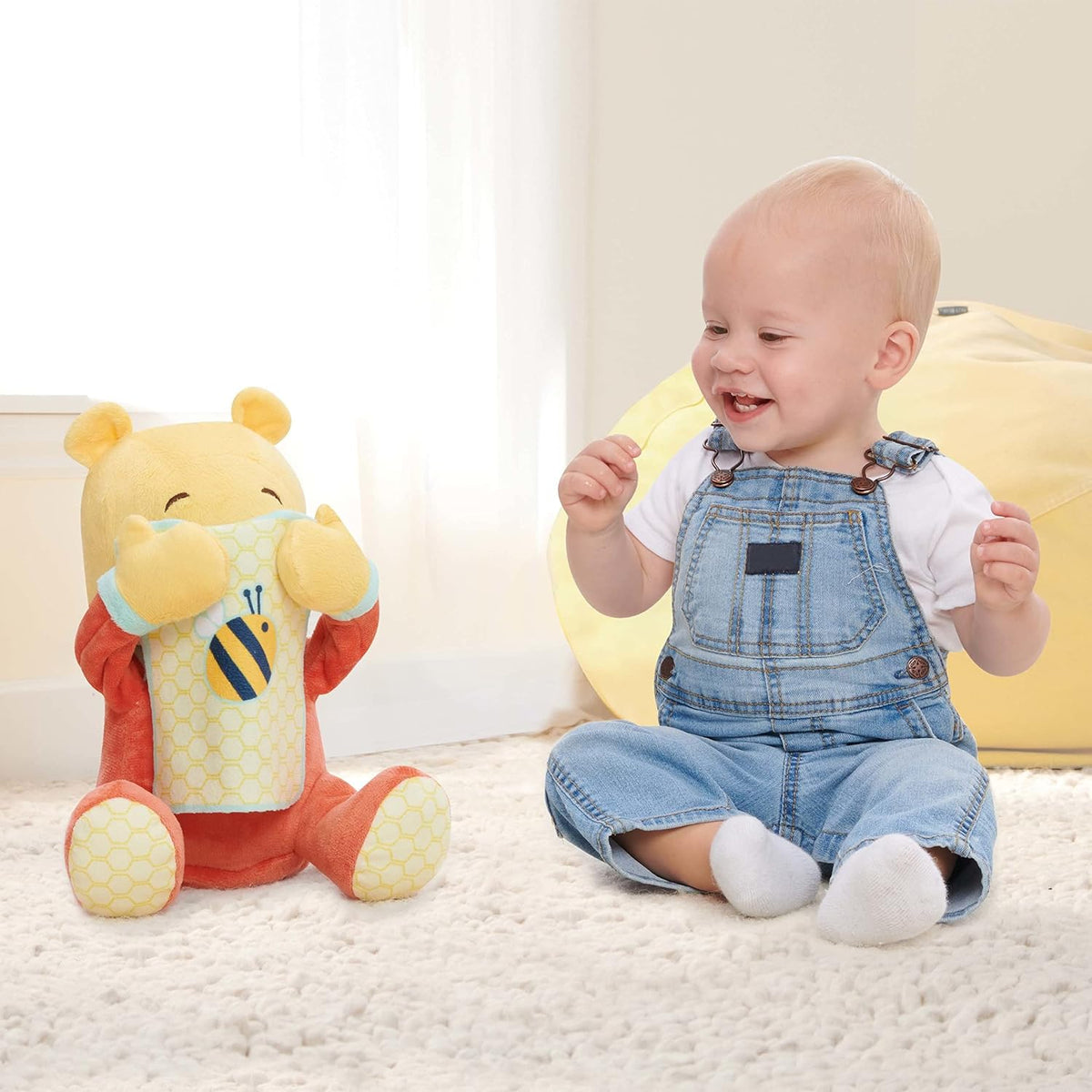 Disney Peluche interactivo de Winnie the Pooh de Baby Hide-and-Seek...
