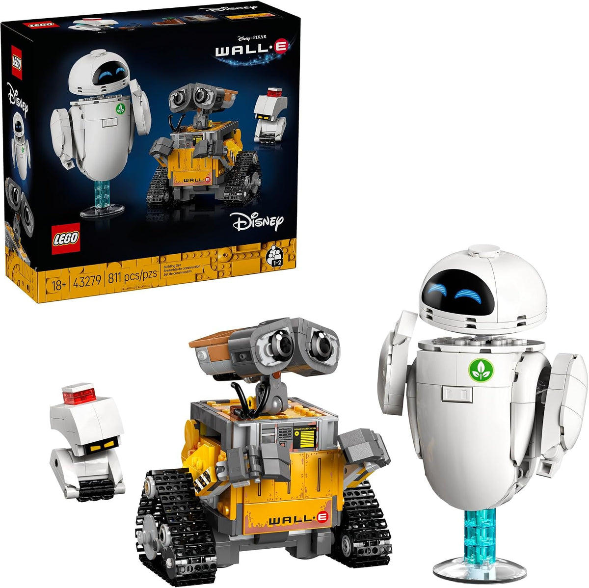 LEGO Disney & Pixar WALL-E & EVE - Juego de construcción pa...