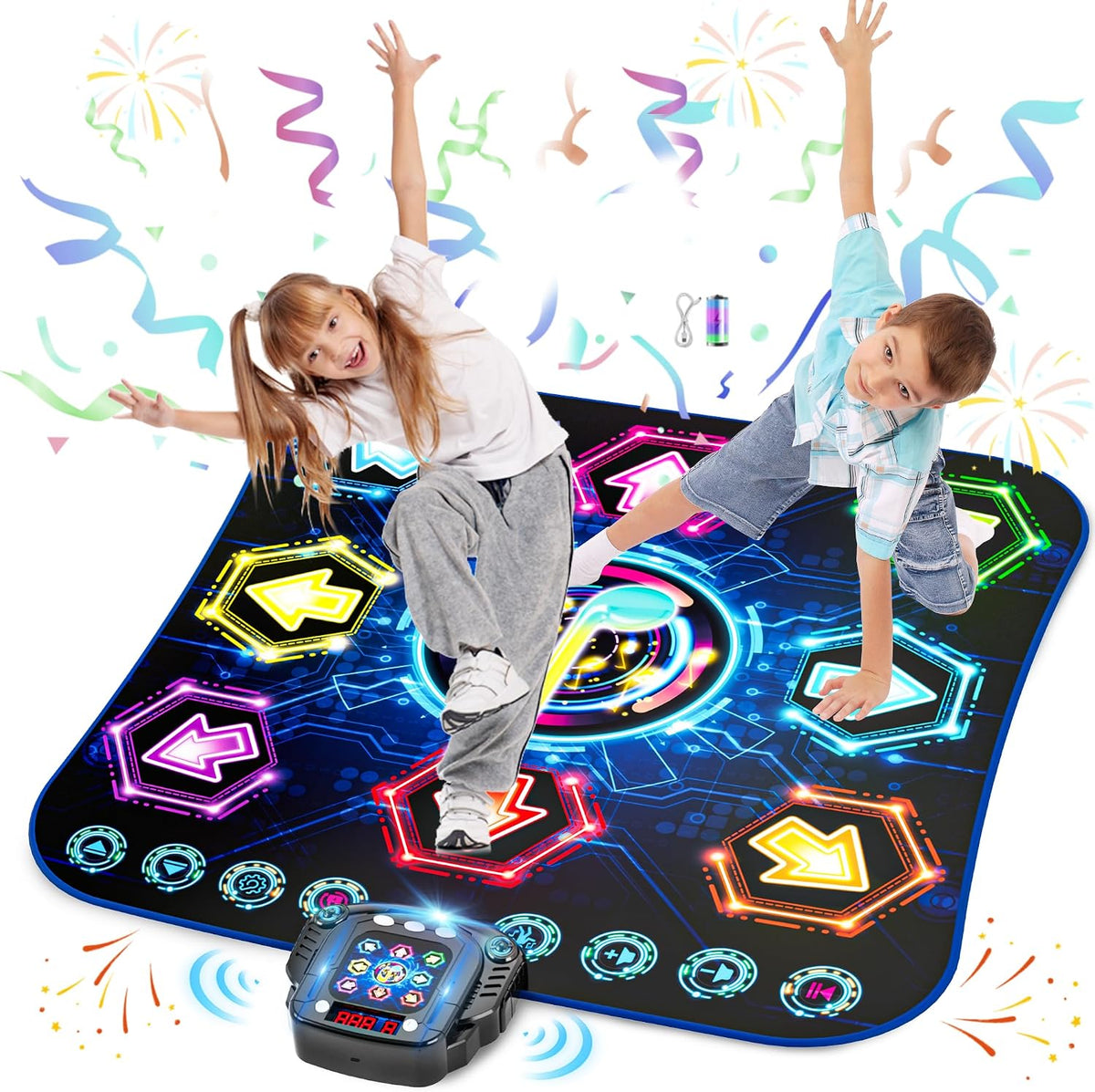 Surelect Alfombra de baile | Sistema de control de luz fluida mejor...