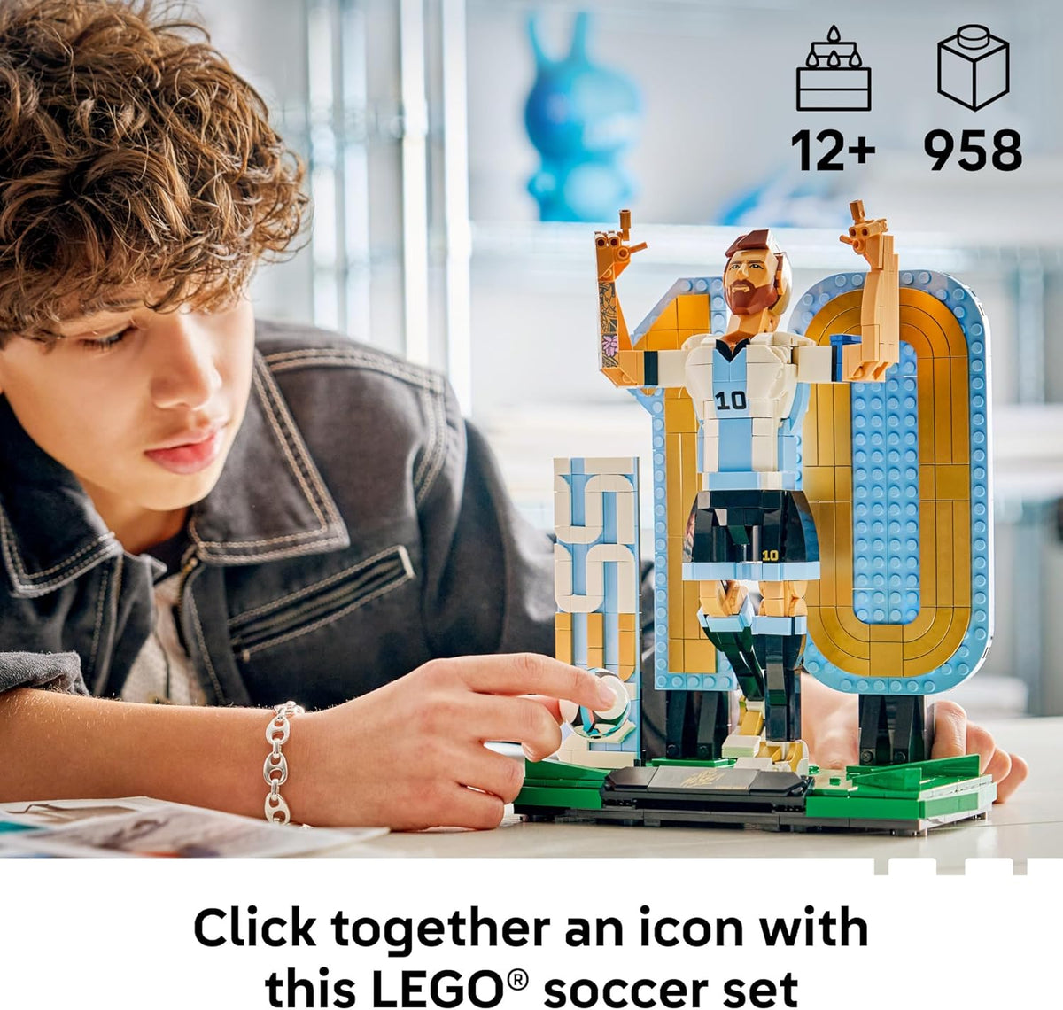 LEGO Ediciones Lionel Messi \u2013 Leyenda del Fútbol 43015 | Jugue...
