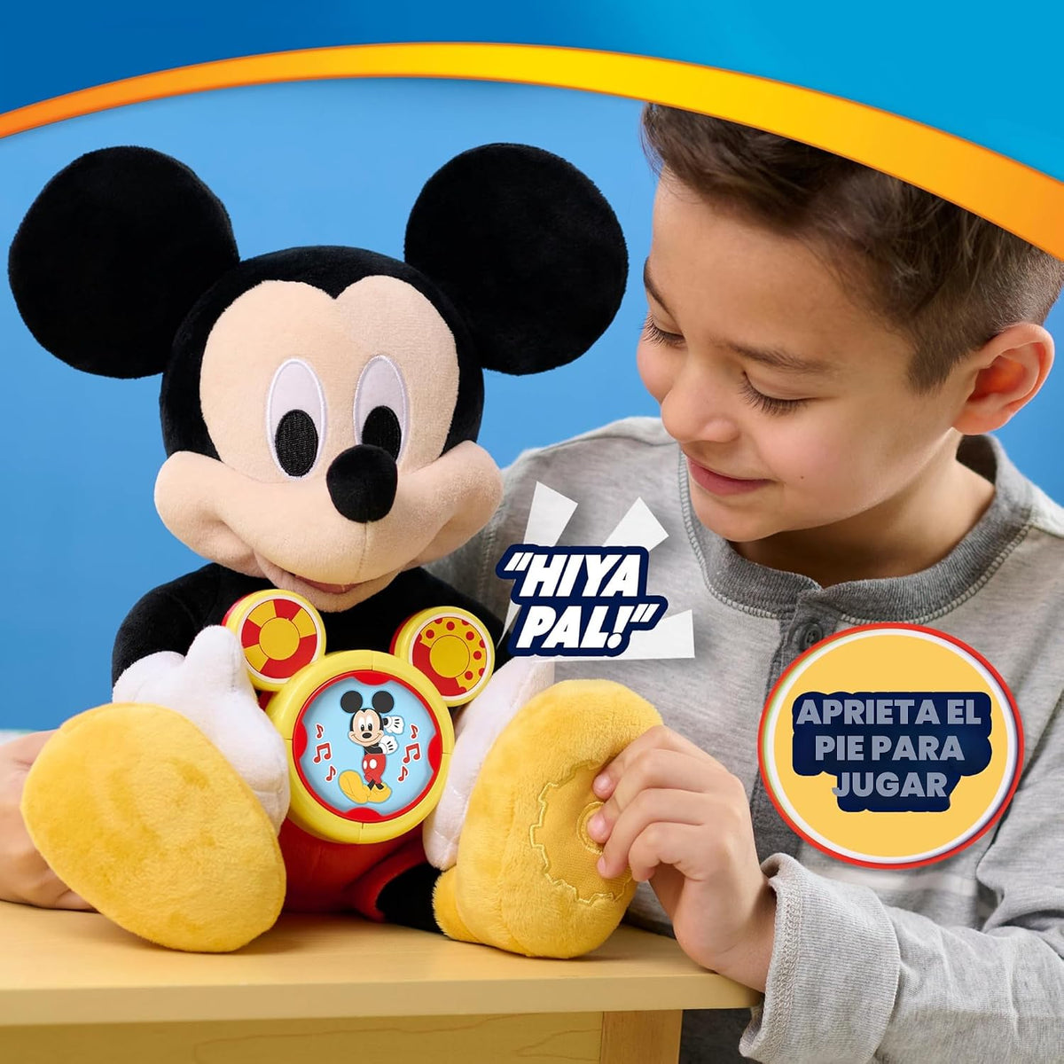 Disney Jr. Oh, Toodles! Juguete interactivo de peluche de Mickey Mo...