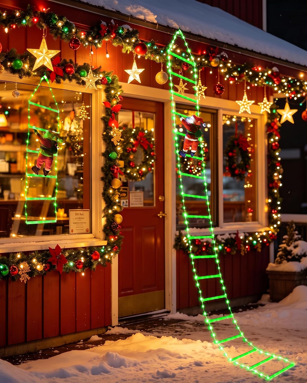 Toodour Luces LED de Navidad, luces decorativas de Navidad de 10 pi...