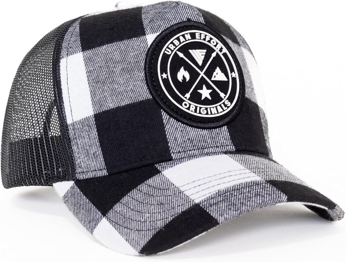 Urban Effort Trucker Hat para hombre – Gorra de béisbol con parte t...