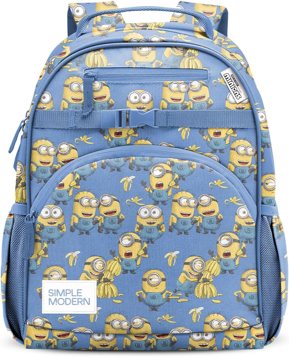 Simple Modern Mochila infantil Minions para escuela, niñas, niños |...