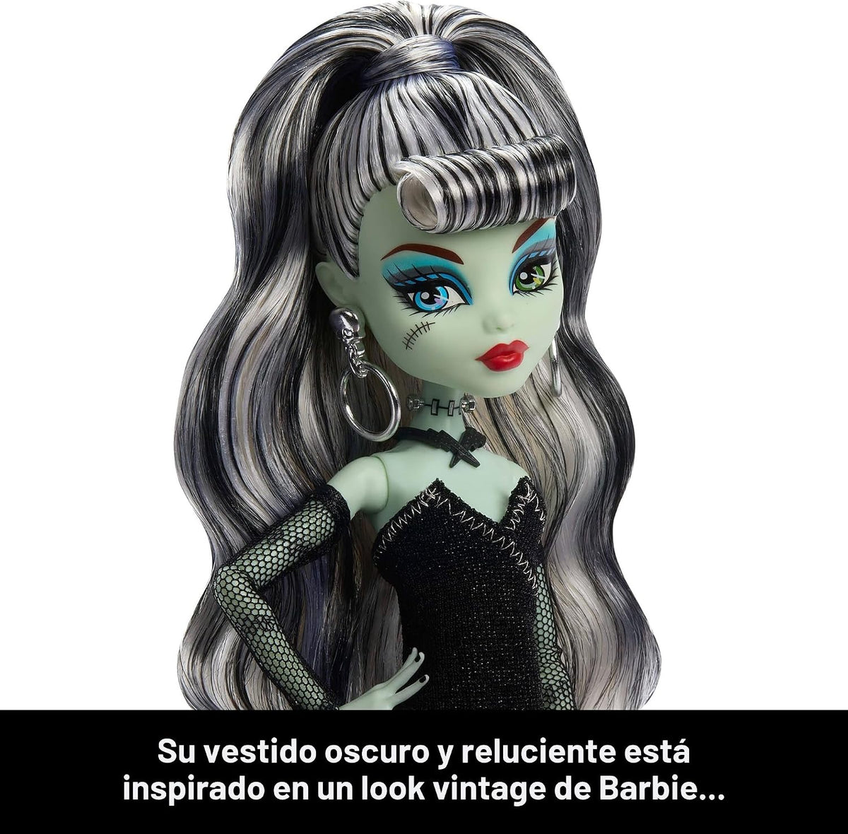 Monster High x Barbie Frankie Stein Doll con traje de baño inspirad...