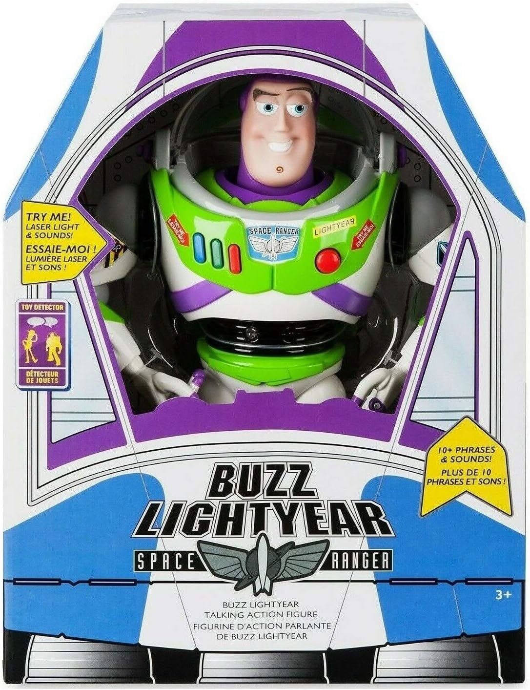 Disney, Figura de Acción de Buzz Lightyear de Toy Story que Habla 1...