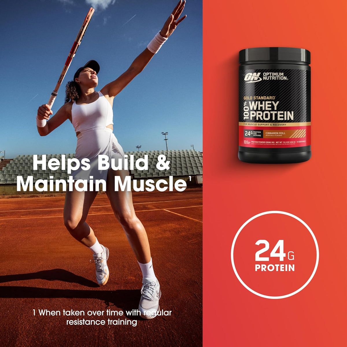 Optimum Nutrition Gold Standard 100% proteína de suero en polvo, ro...
