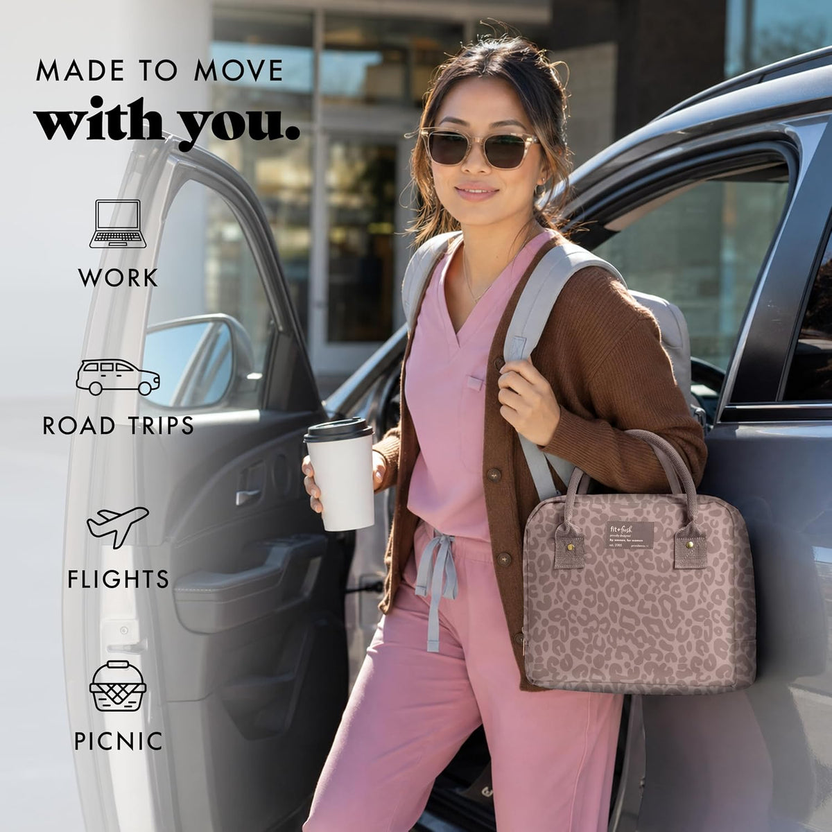 Fit & Fresh - Lonchera Bloomington para mujeres - Lonchera gran...