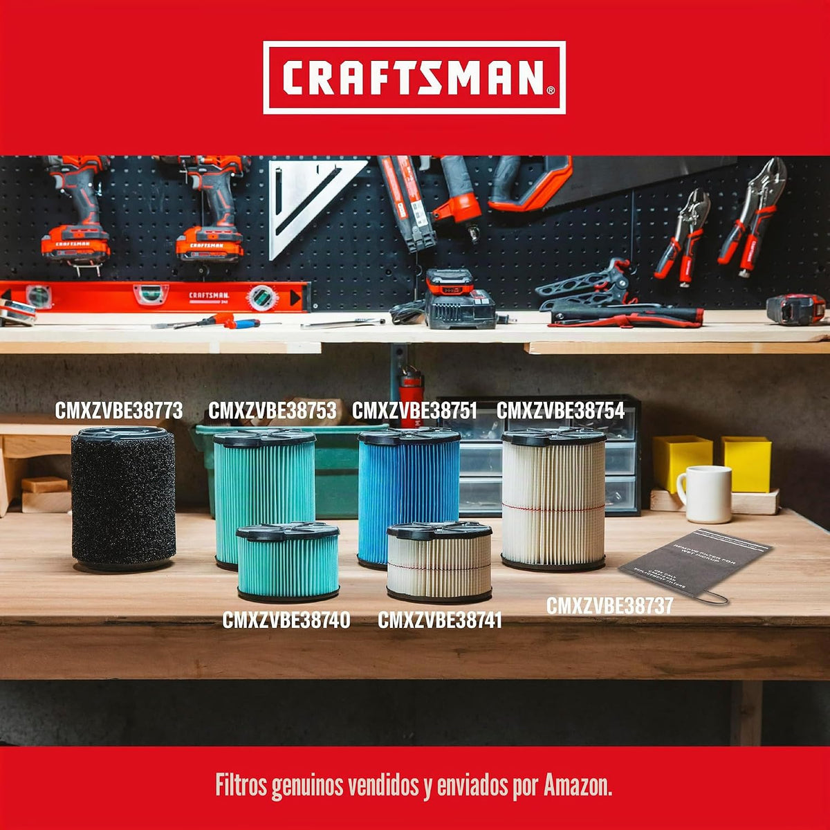 CRAFTSMAN CMXEVBE17250 - Aspiradora en seco y húmedo de 2.5 galones...