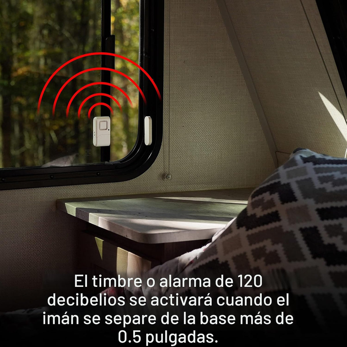 UltraPro Alarma de seguridad personal para ventanas y puertas, paqu...