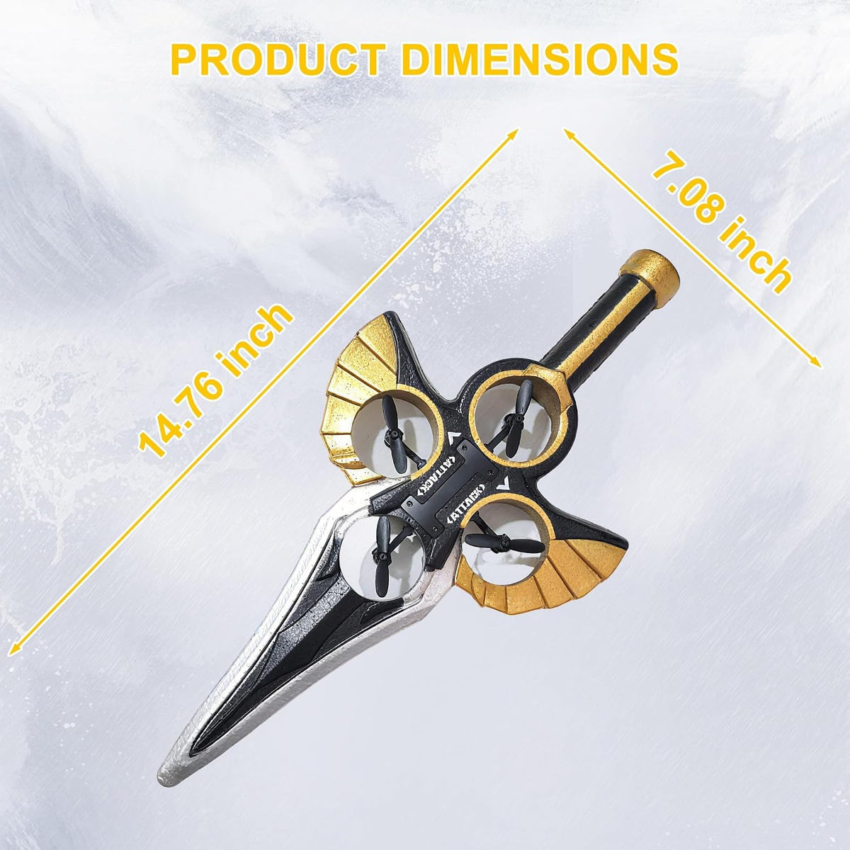 Virellia Flying Sword - Avión de control de gestos para niños y adu...