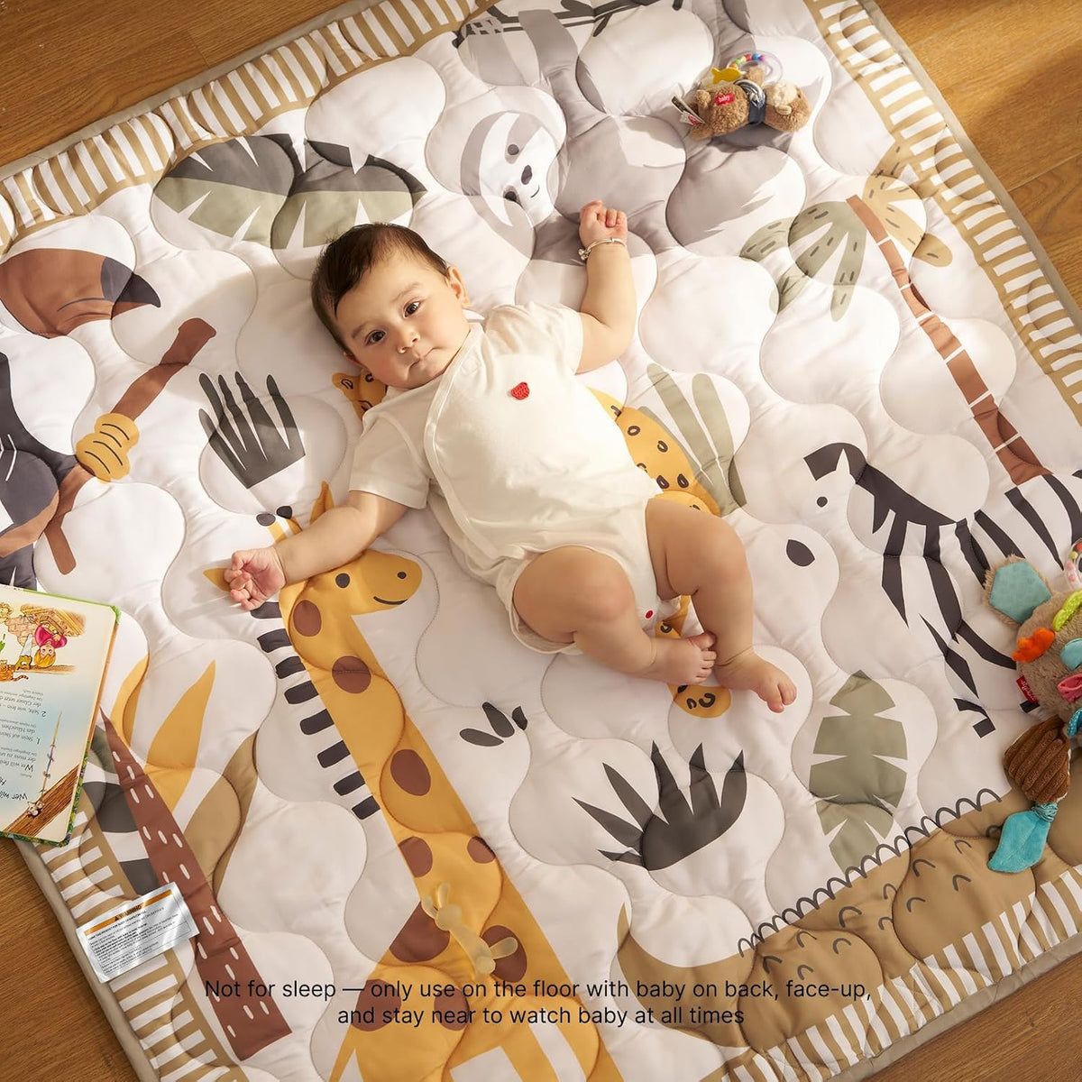 Momcozy Alfombra de juego para bebé para piso, alfombra gruesa de c...