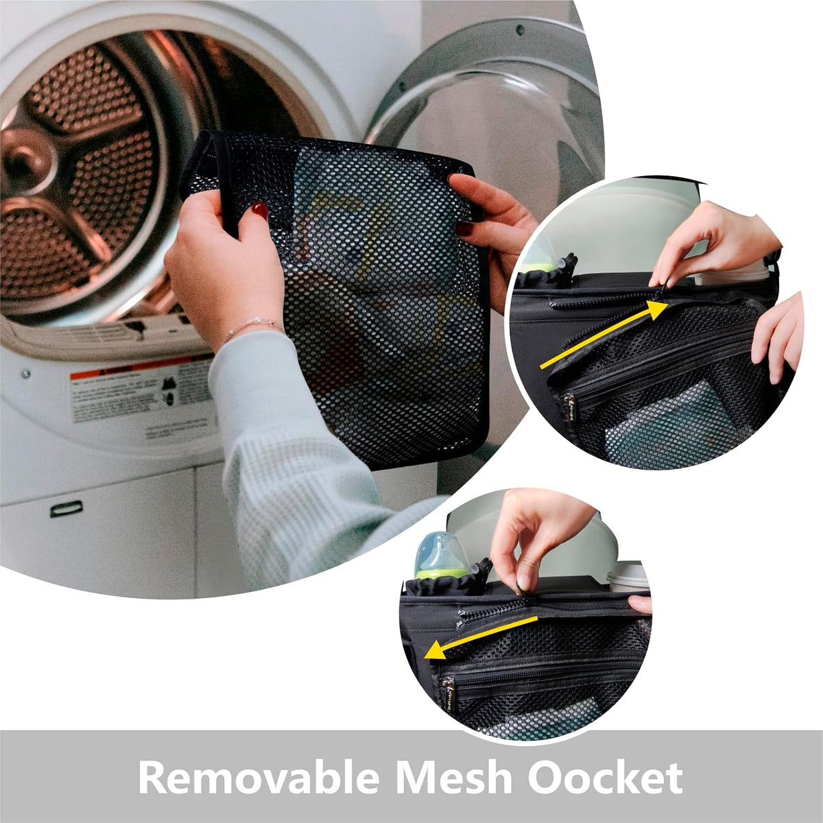 TOPDesign Organizador universal para cochecito de bebé, carro con b...