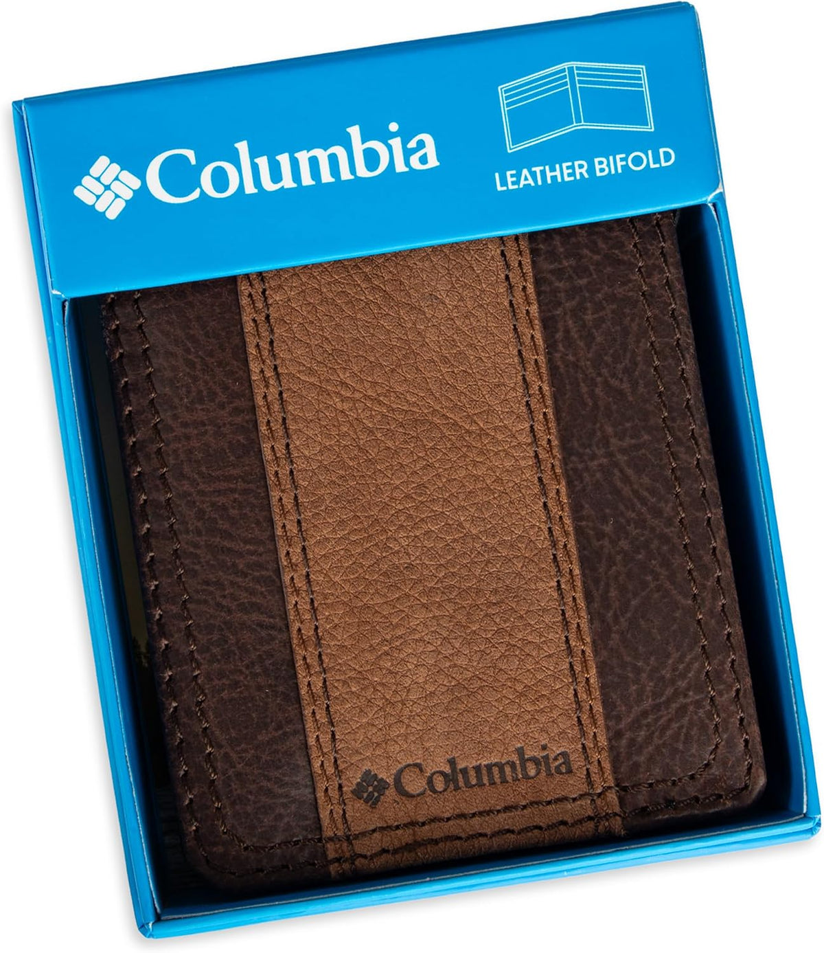 Columbia Billetera plegable delgada RFID para hombre con ventana de...
