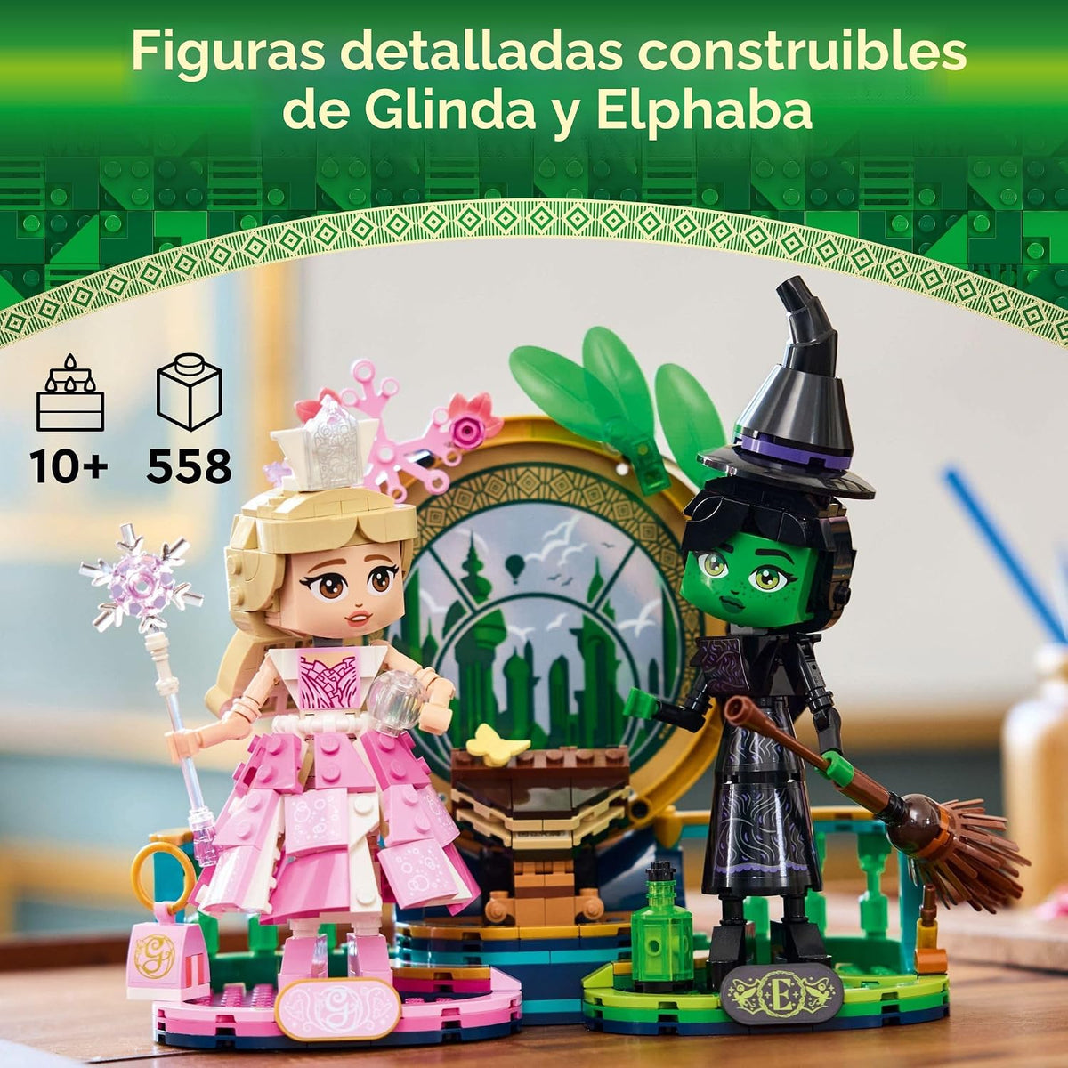 LEGO Wicked Elphaba & Glinda Figures Juguetes de construcción -...