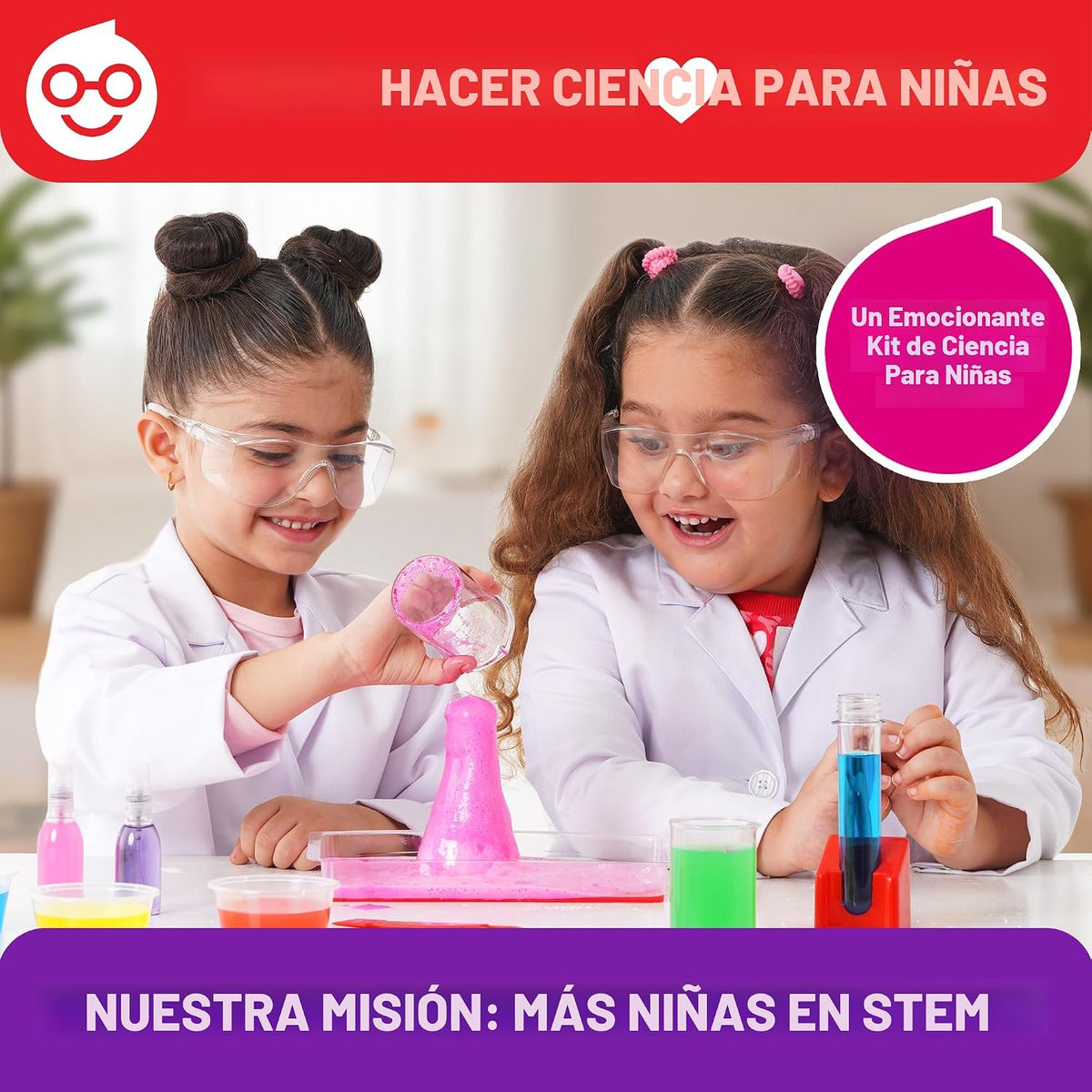 Doctor Jupiter Kit de primeros experimentos científicos para niñas...