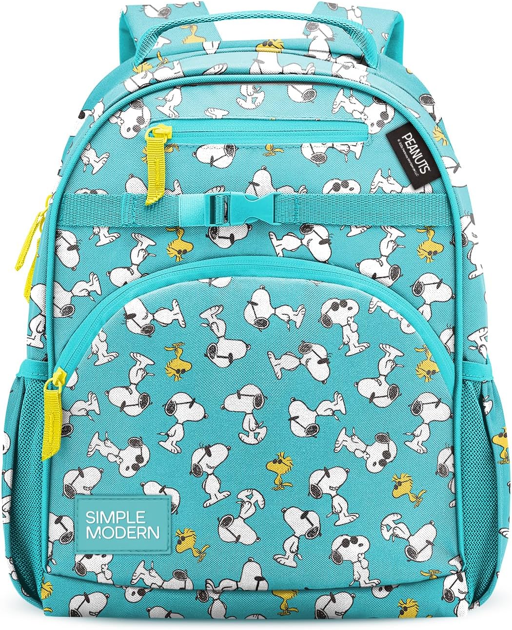 Simple Modern Mochila infantil Peanuts para escuela, niñas, niños |...