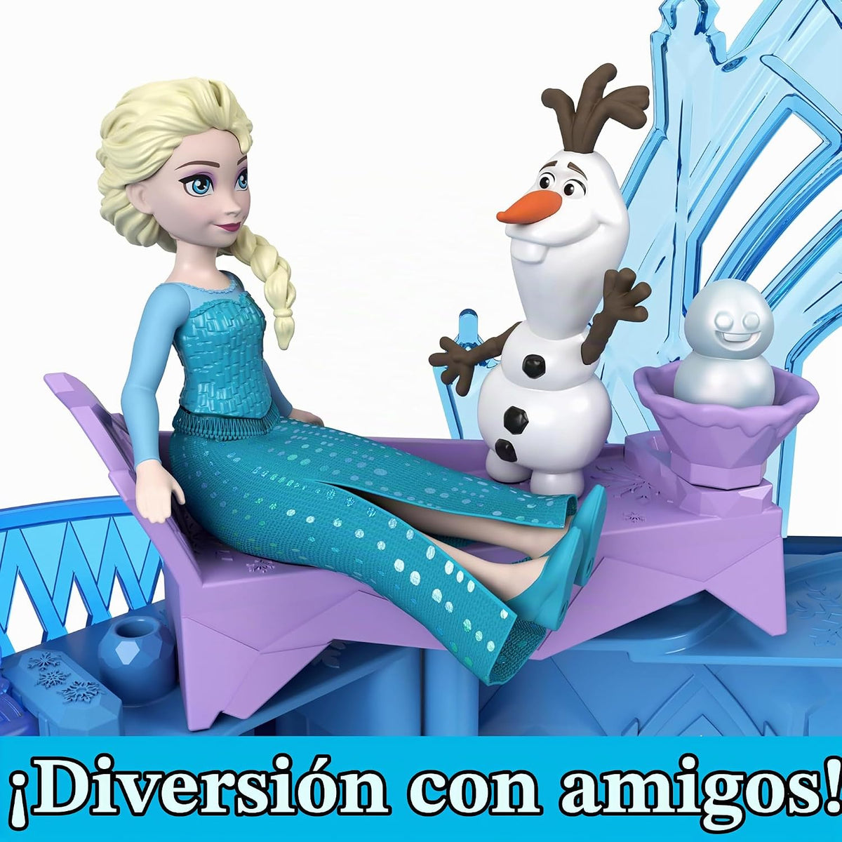 Mattel Disney Frozen Juguetes, Elsa Palacio de Hielo Storytime Stac...