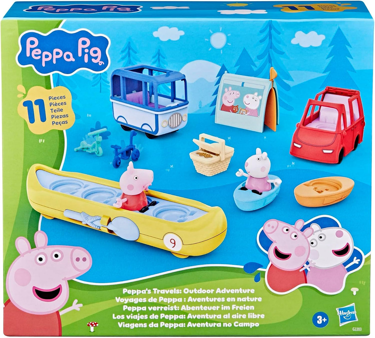 Peppa Pig Peppa's Travels: juego de aventura al aire libre, 2 f...