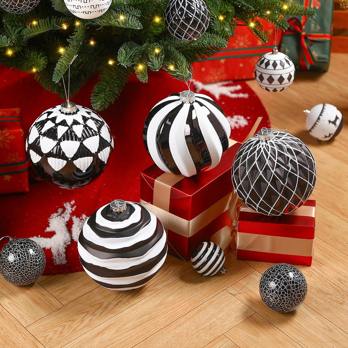 Alupssuc Bolas de Navidad grandes de 6 pulgadas\/5.906 in, 4 unidad...