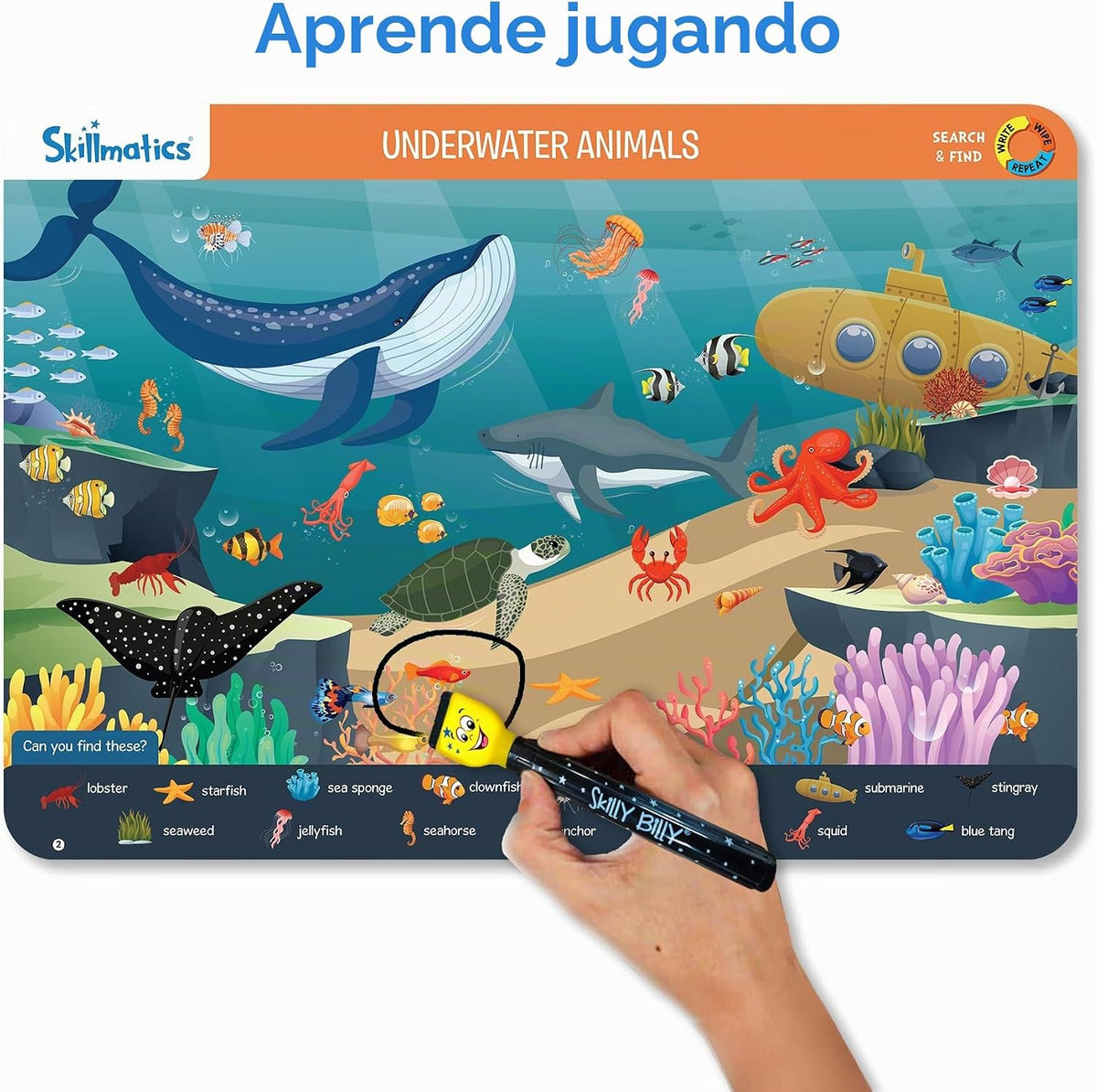 Skillmatics Buscar y encontrar animales - Actividad de aprendizaje...