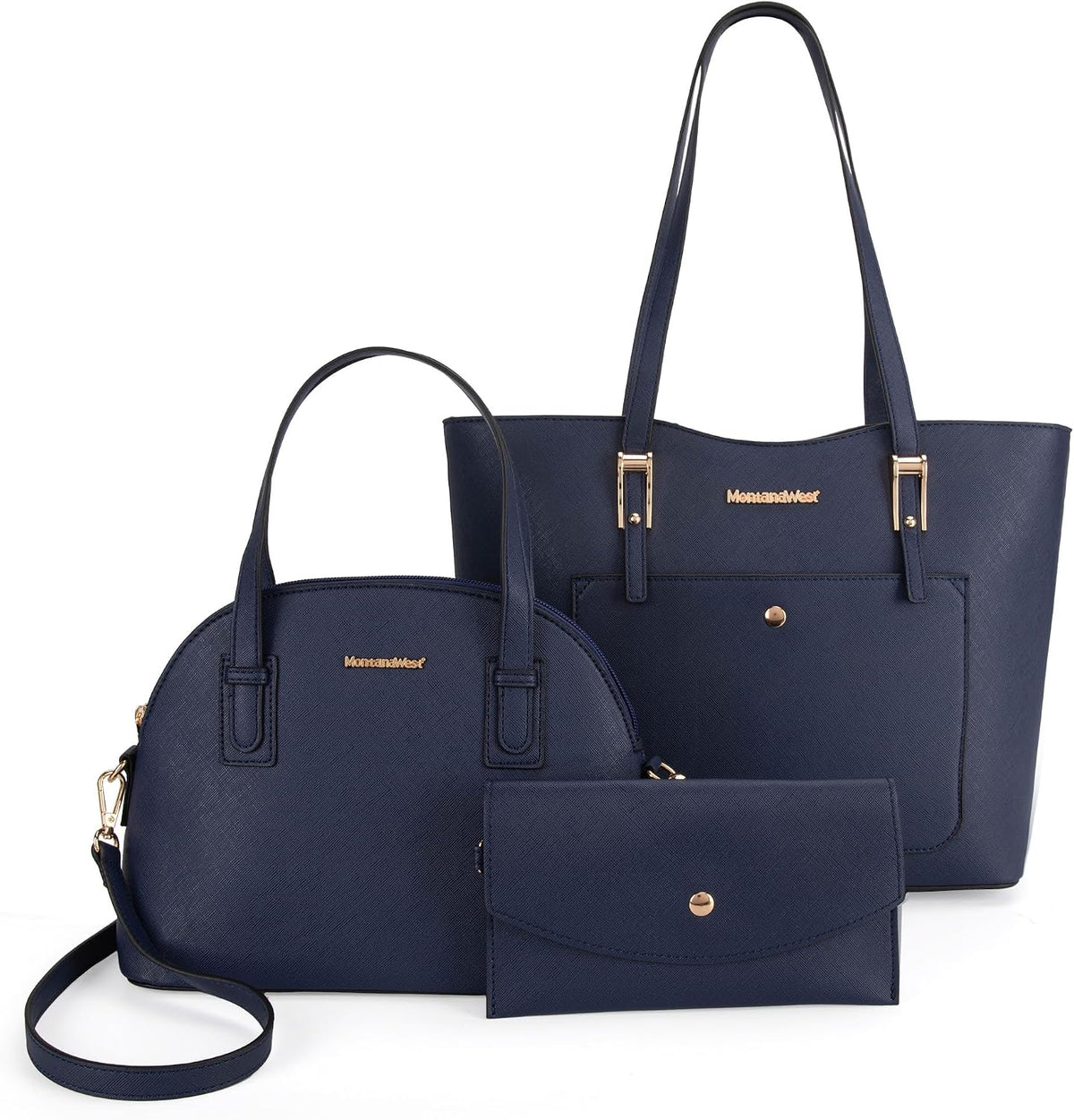 Montana West - Juego de 3 piezas de bolsos para mujer: bolso de man...
