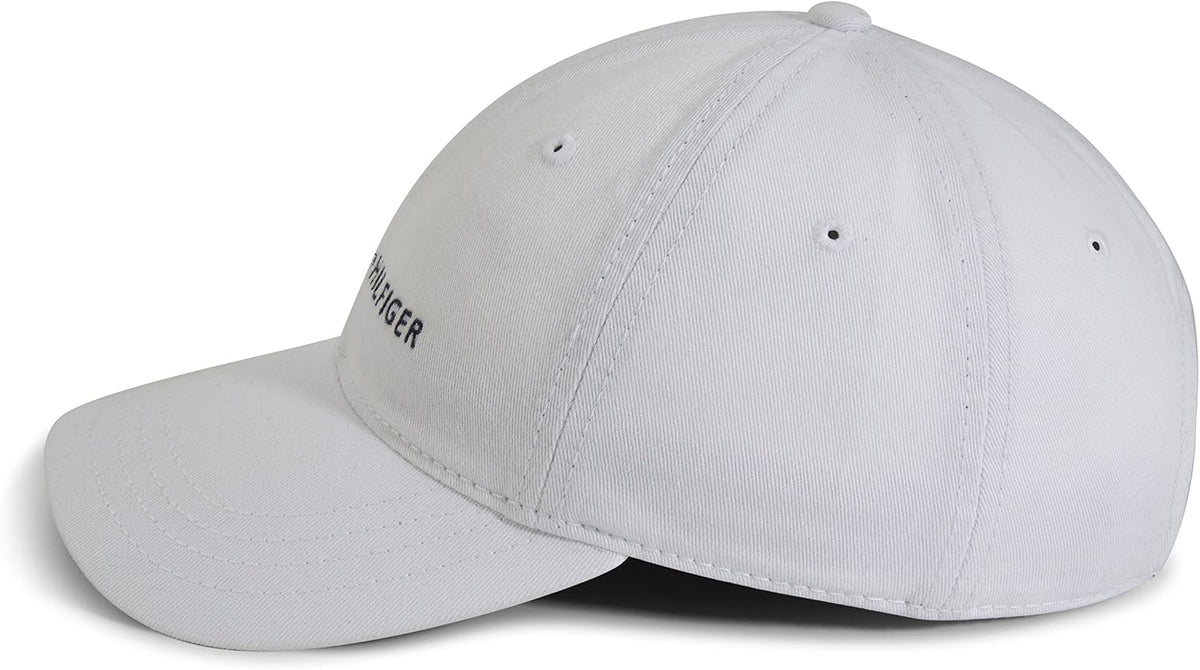 Tommy Hilfiger - Gorra de béisbol ajustable de algodón con logo par...