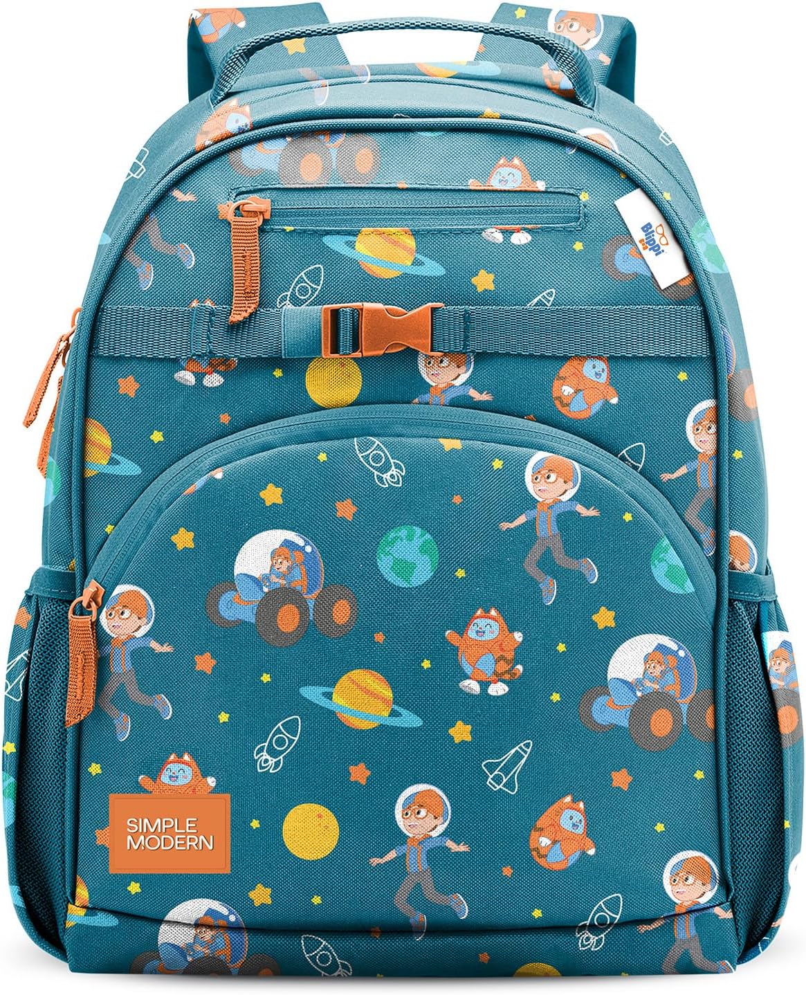 Simple Modern Blippi Mochila infantil para escuela, niñas, niños |...