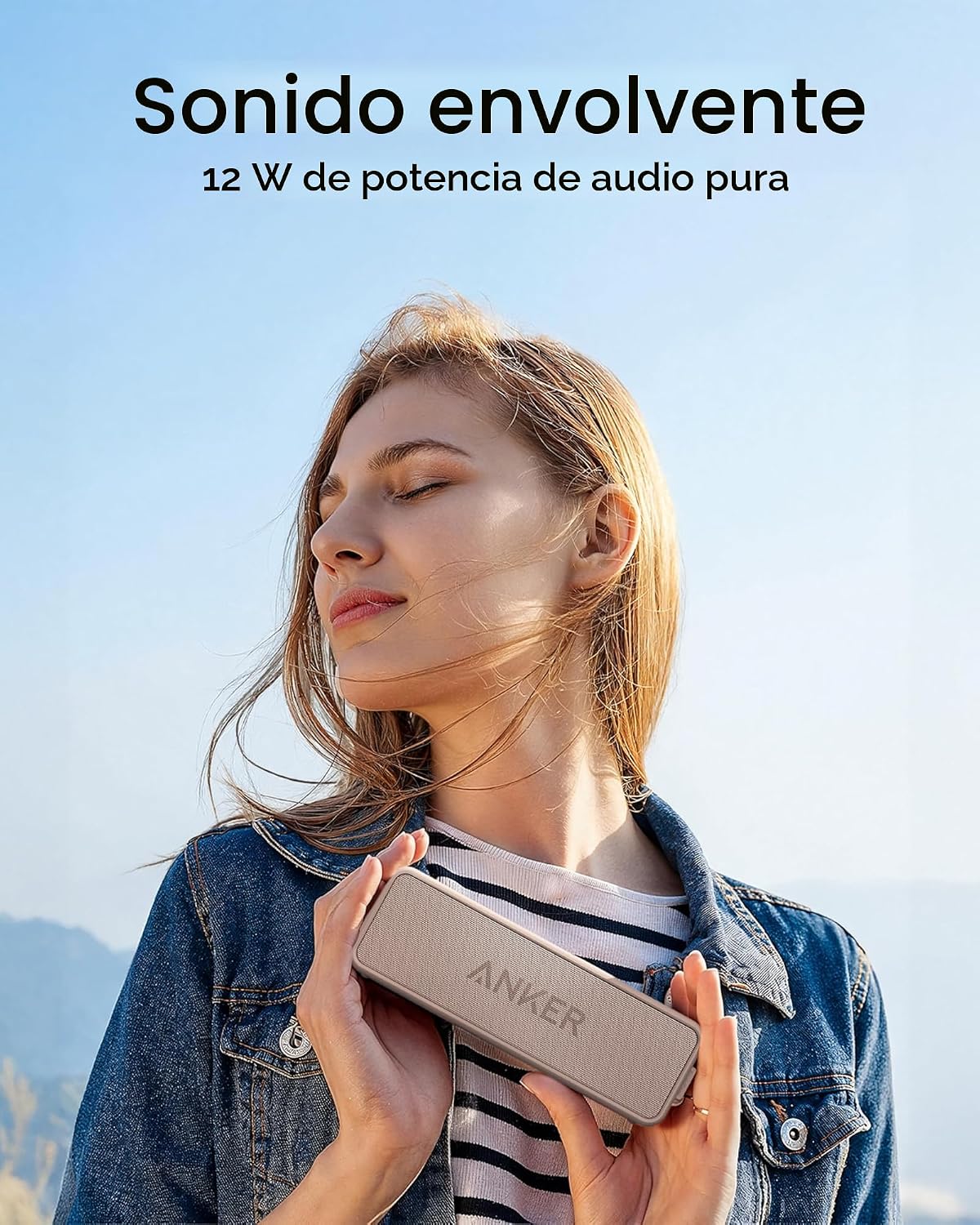 Anker Soundcore 2 Altavoz Bluetooth portátil, 24 horas de reproducc...