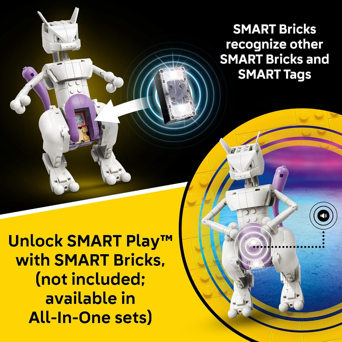 LEGO Pokémon SMART Play: Descanso de laboratorio de Mewtwo 72163 |...