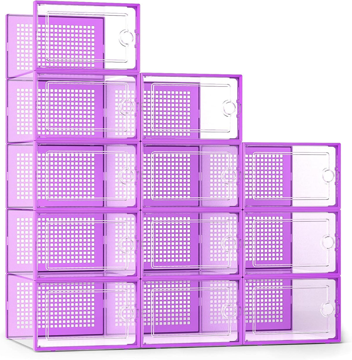 Kuject Cajas de almacenamiento de zapatos grandes, 12 unidades | Es...
