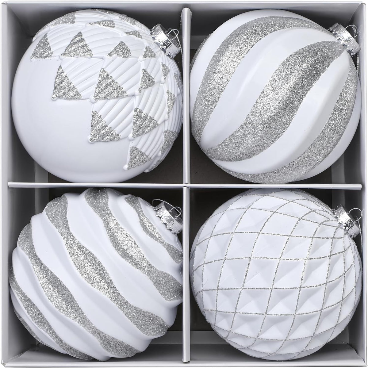 Alupssuc Bolas de Navidad grandes de 6 pulgadas\/5.906 in, 4 unidad...