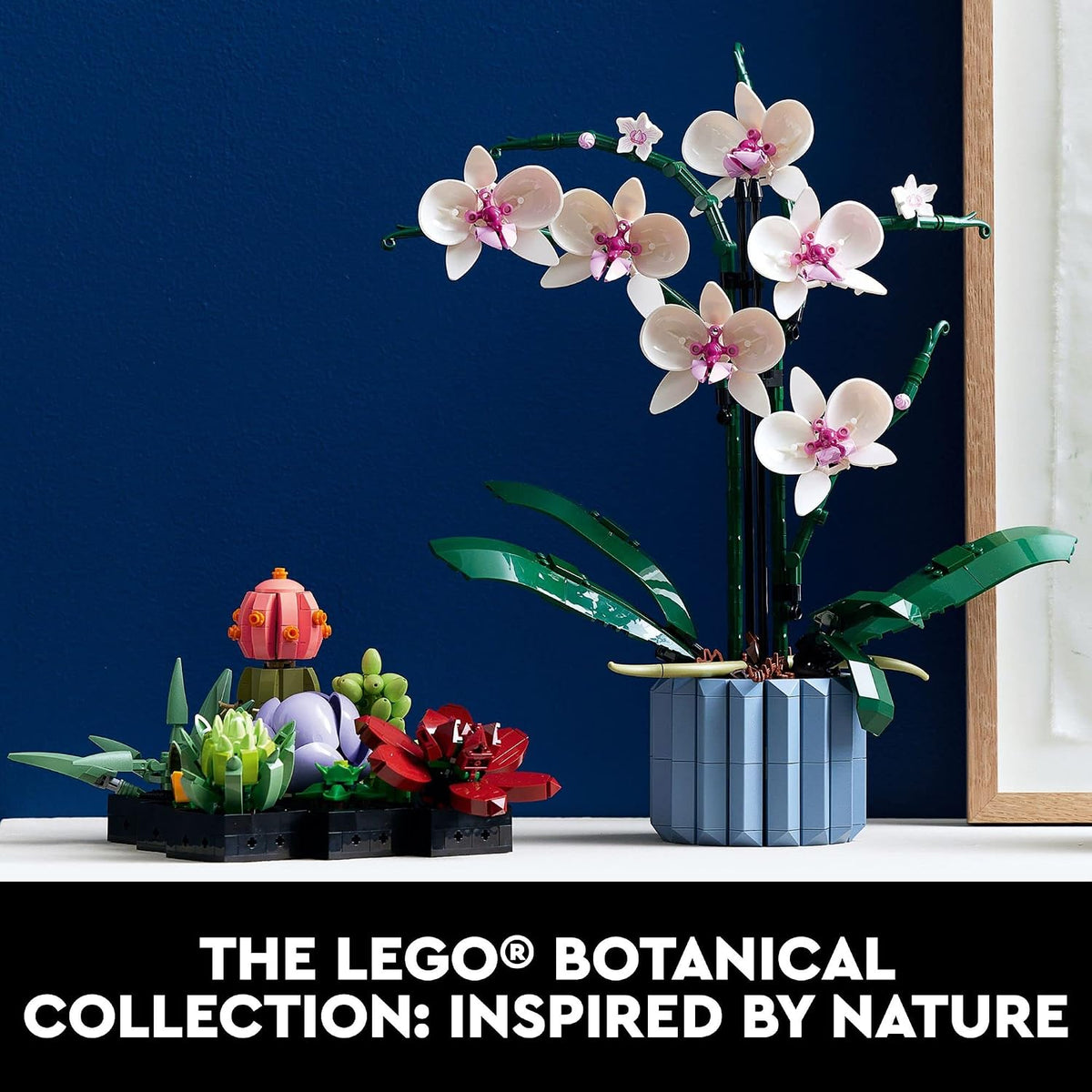 LEGO Botanicals Orchid - Juego de construcción de flores artificial...