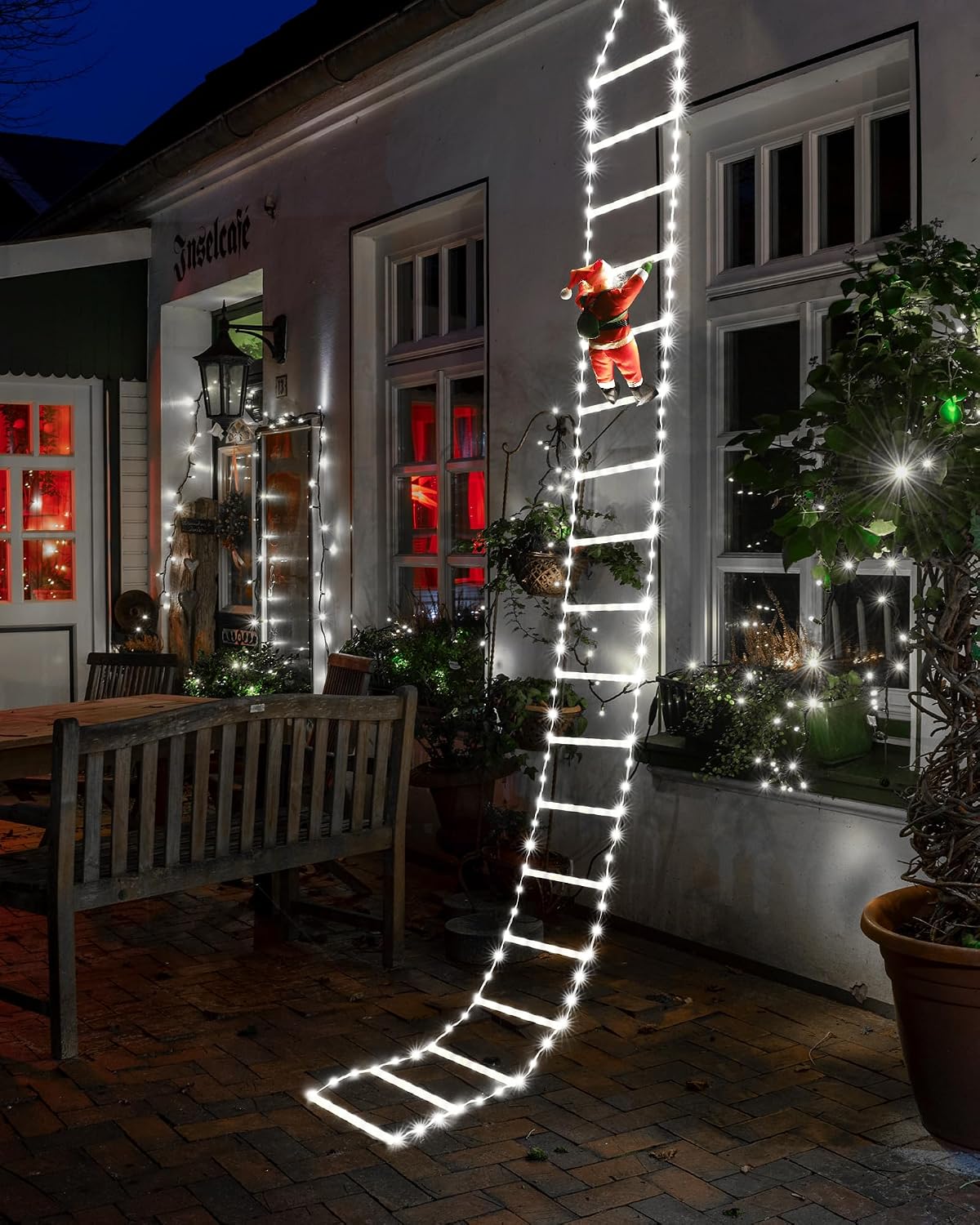 Toodour Luces LED de Navidad – Luces decorativas de Navidad de 11.5...