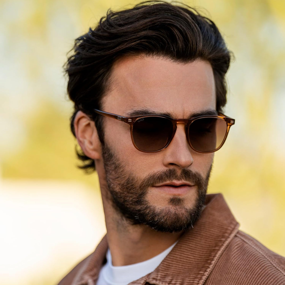 WMP Eyewear - Gafas de sol polarizadas modernas y redondas para hom...