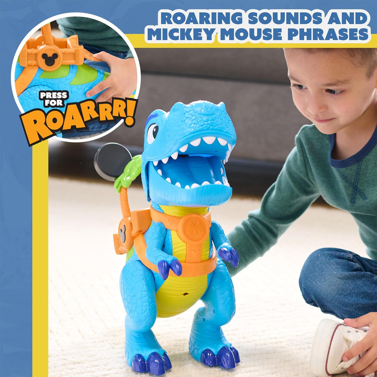 Disney Junior Mickey Mouse Funhouse Roarin' Safari Dino, juego...