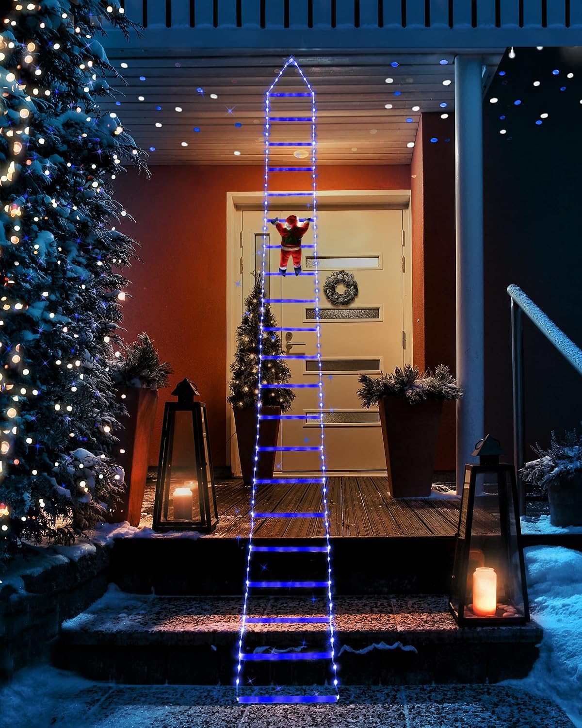 Toodour Luces LED de Navidad, luces decorativas de Navidad de 10 pi...