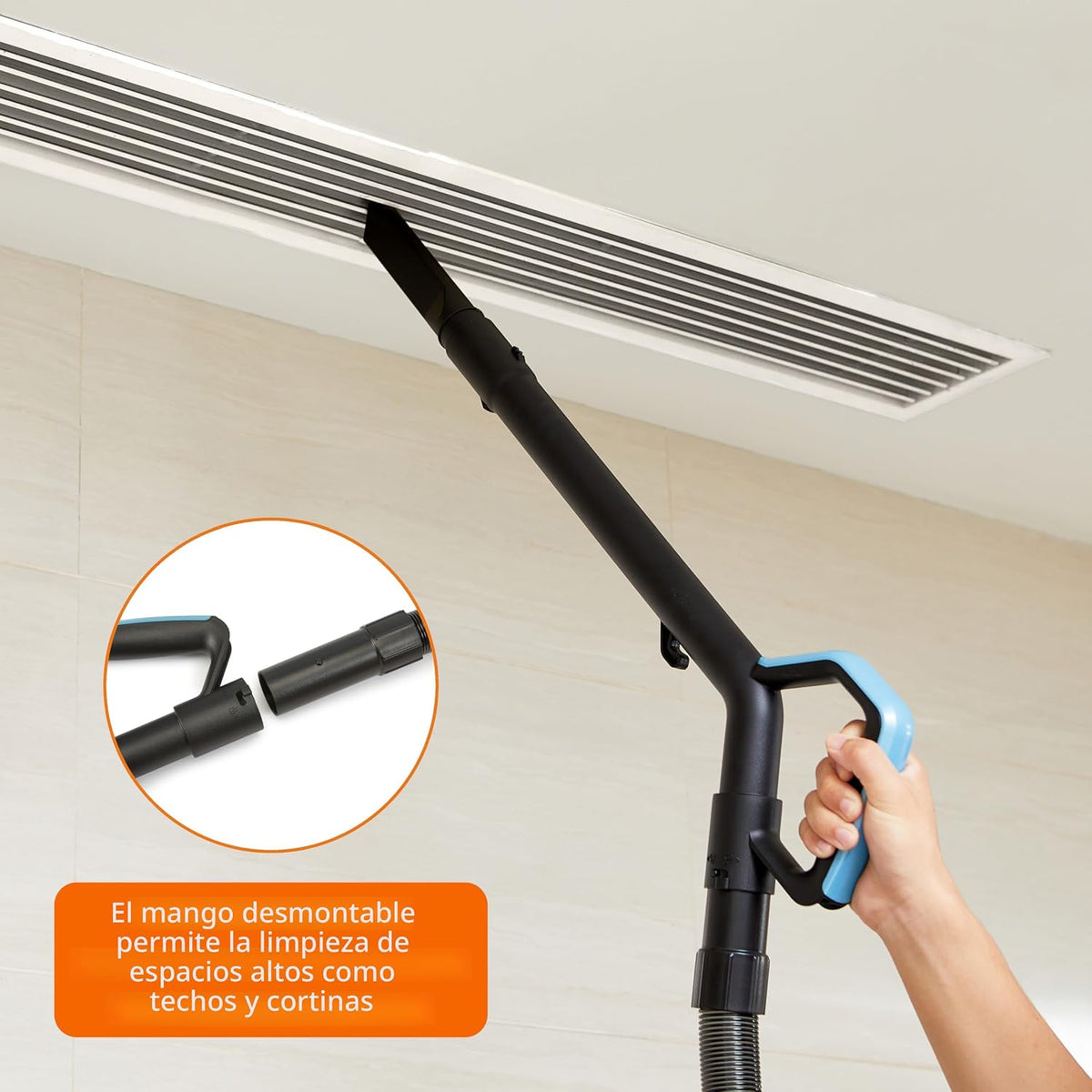 Amazon Basics Aspiradora vertical sin bolsa para alfombras y suelos...