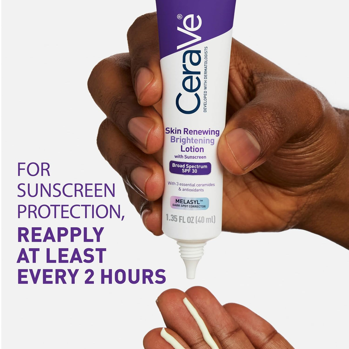 CeraVe Loción Facial Iluminadora con SPF 30, Niacinamida y Ceramida...