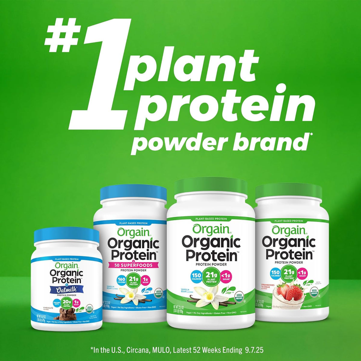 Orgain Proteína en polvo vegana orgánica de 0.74 oz, café helado, 2...