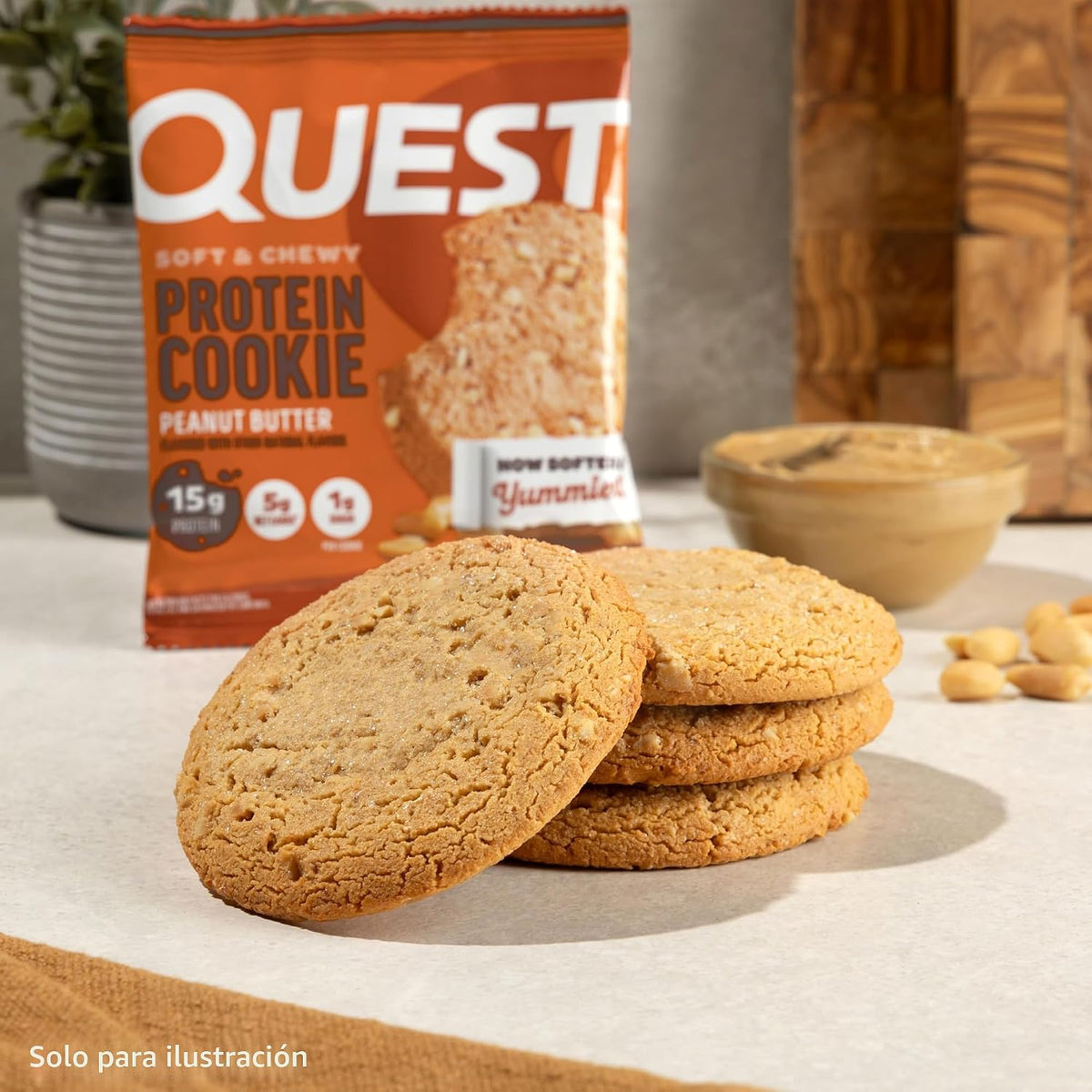 Quest Protein Cookie Mantequilla De Maní (Mantequilla De Maní) | 0....
