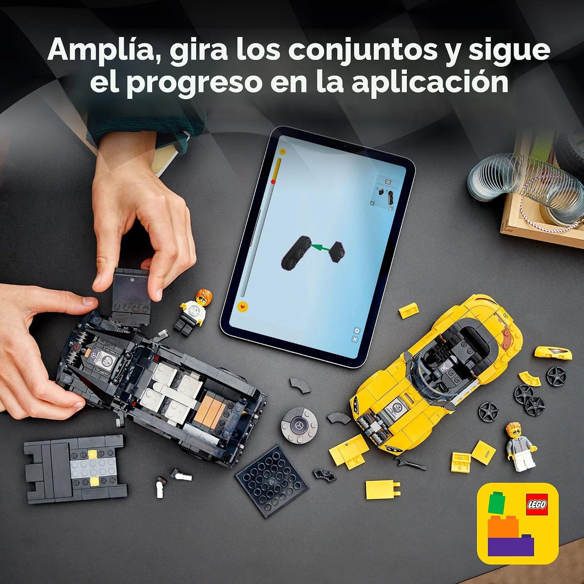 LEGO Speed Champions Mercedes-AMG G 63 & SL 63 - Juguetes de co...