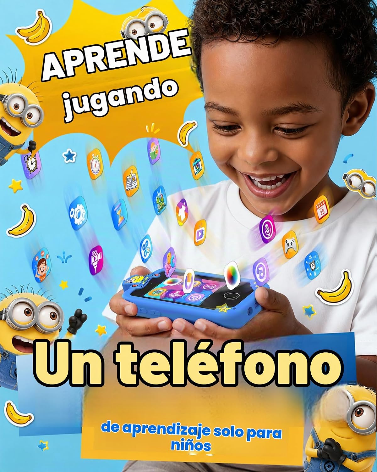 KOKODI Juguetes inteligentes para niños, Minions Collab Regalos de...