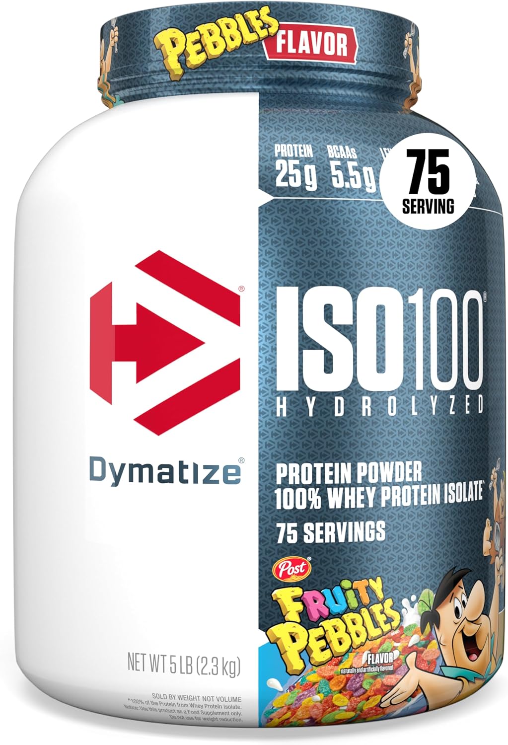 Dymatize Polvo de proteína ISO100, 100% aislado de suero de leche |...